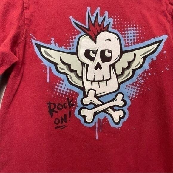 Place Skull Rock On Long Sleeve Graphic Design T-shirt Top Boy’s Size 4T - Picture 3 of 8